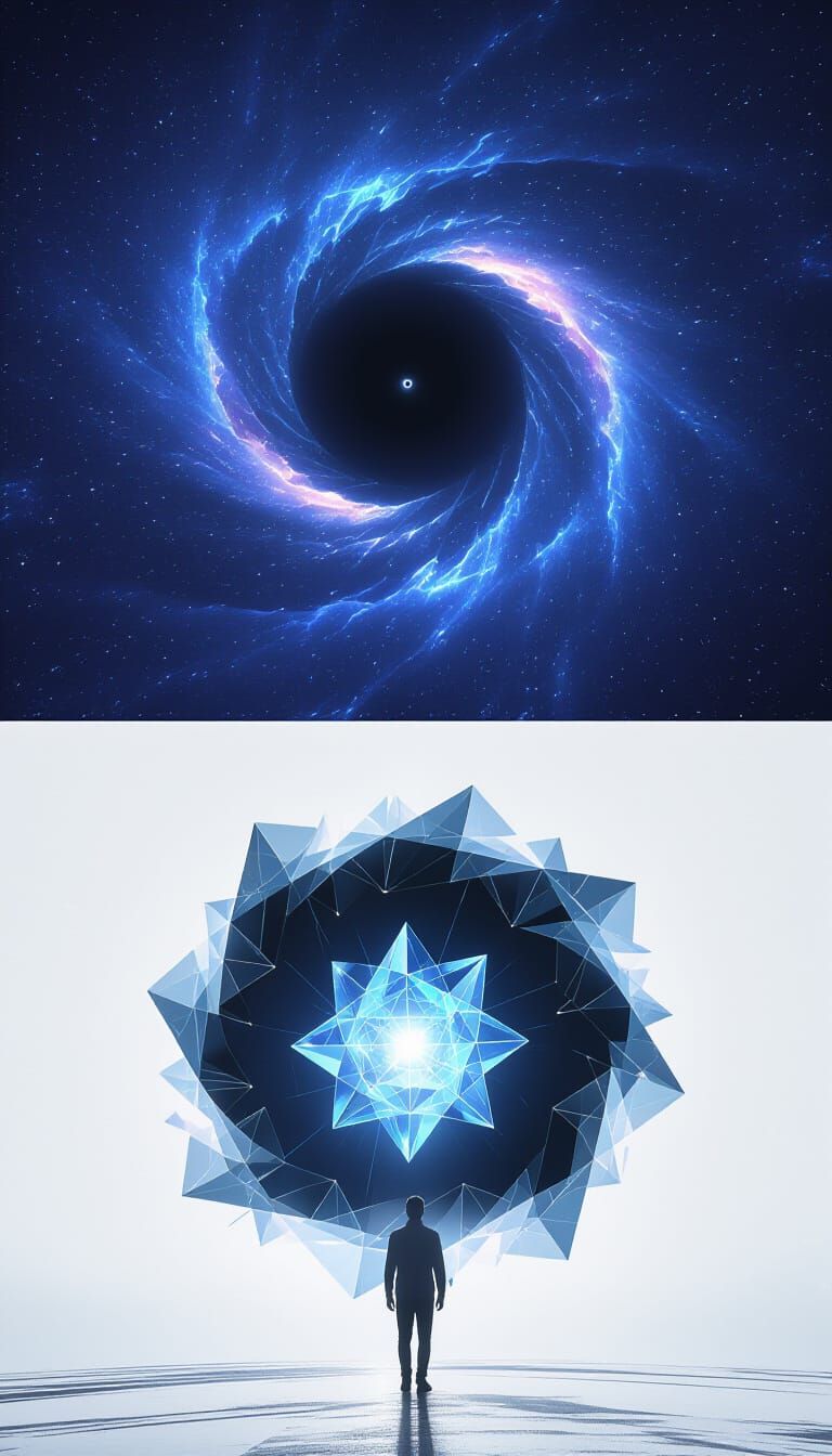 Cosmic Singularity with Crystalline Black Hole and Human Dis...