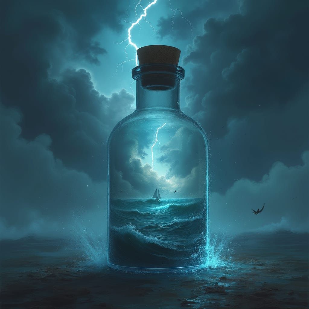 Storm in a Bottle: Digital Concept Art