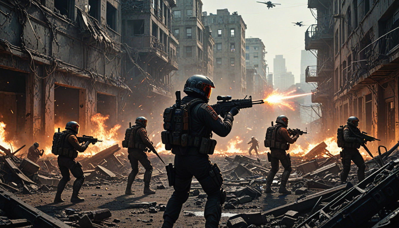 Humans Brave Xylogon Invasion in Gritty Dystopian Battle