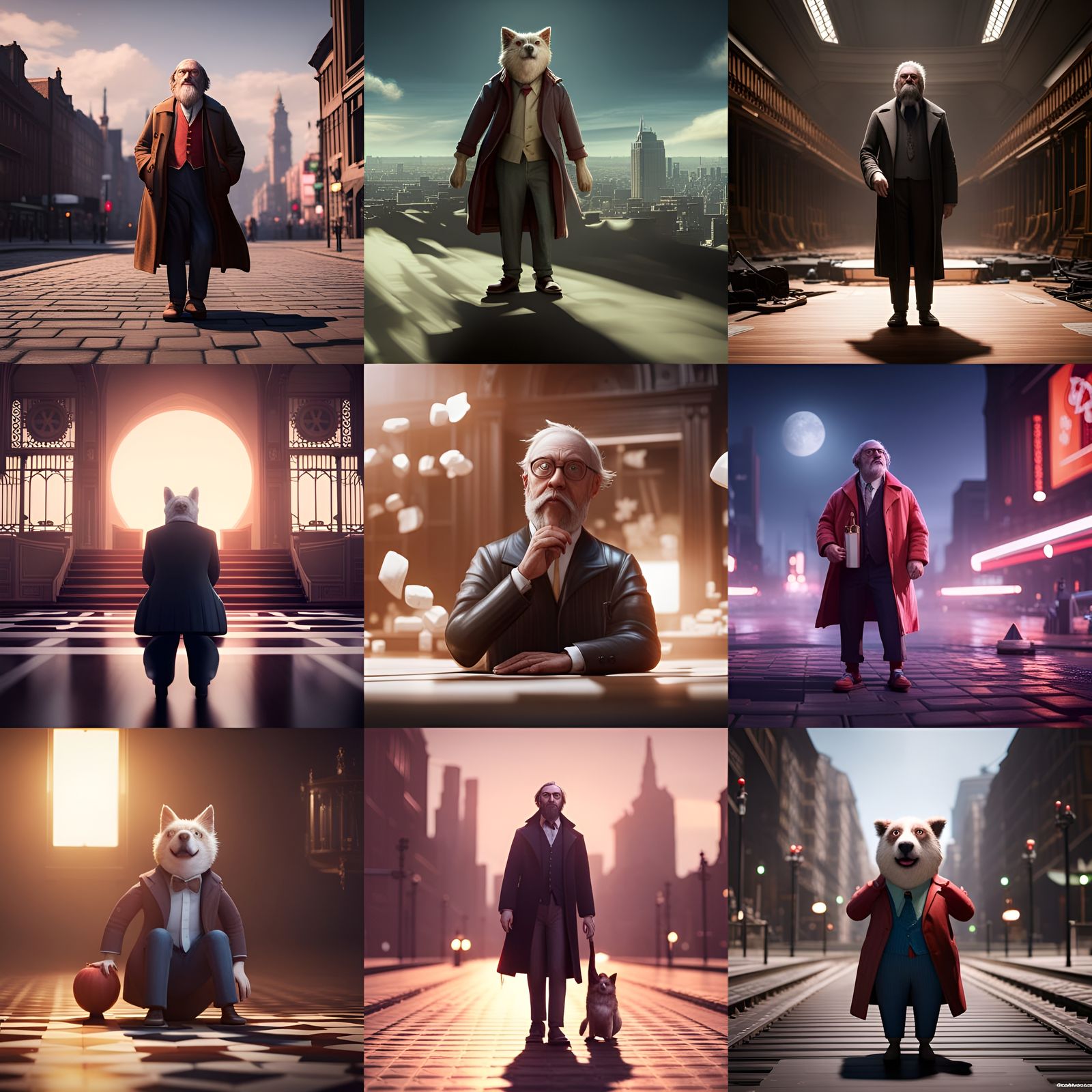 Surreal Ginsberg's HOWL Reimagined with Volumetric Lighting