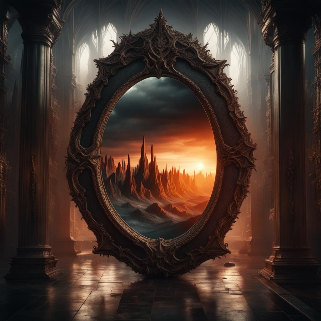 Mordor Reflected: A Cinematic Digital Matte Painting