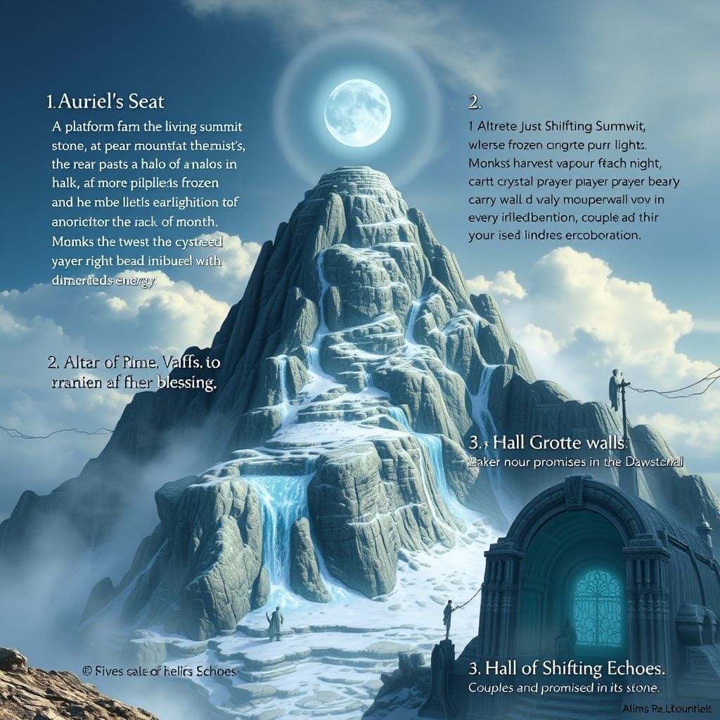 Mountain Altar of Dawnfall in Ancient Style