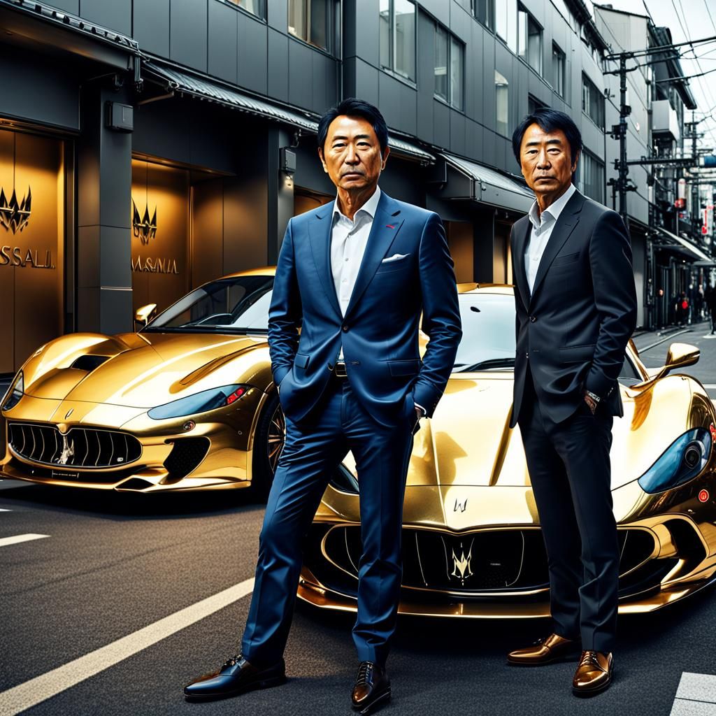 Two brothers with the same (expensive) taste: two golden Mas...