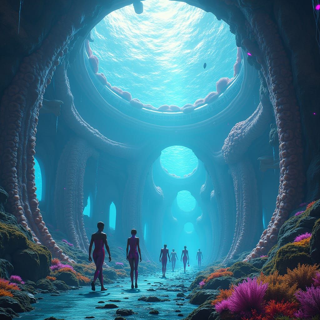 Underwater Futuristic Metropolis Revealed