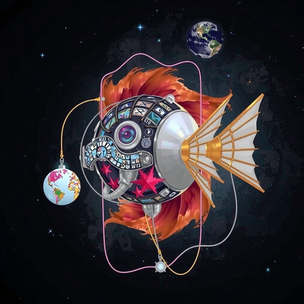 Retro Aliens Charting Course to Earth