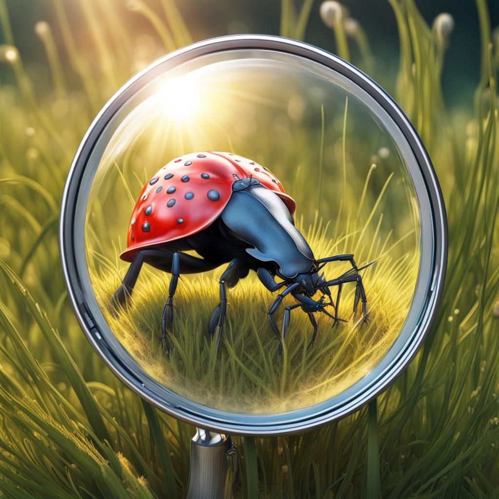 Surreal Macro View of Insects and Fungi