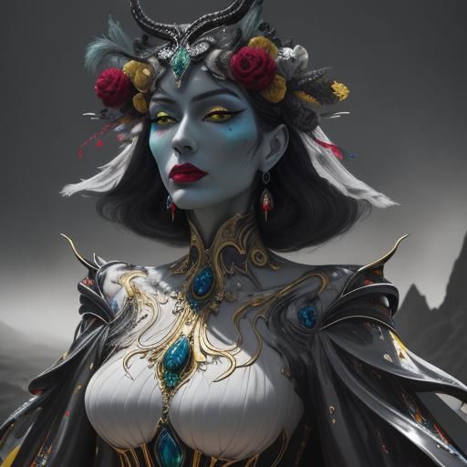 Surreal Glamorous Psychedelic Masterpiece in 8k