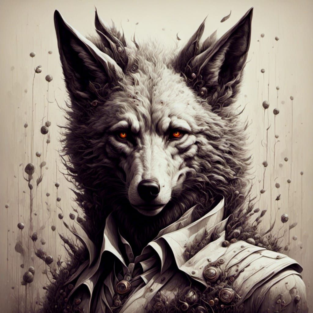 Mr. Wolf Meets His Brother in Retro Style