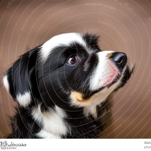 Adorable Fluffy Dog with Expressive Eyes