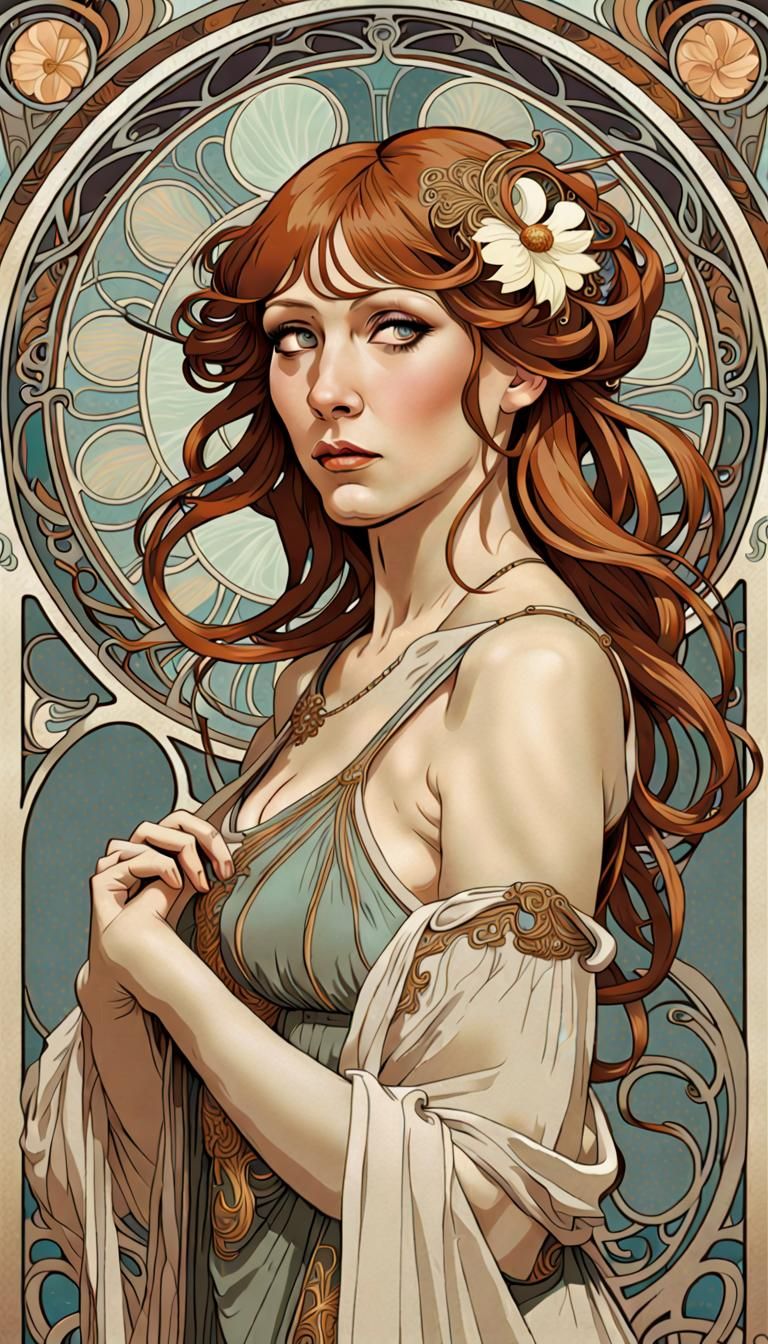 Donna Noble in Art Nouveau Style