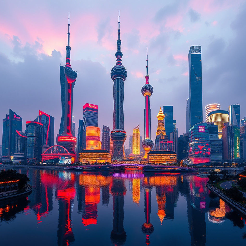 Shanghai Skyline: A Sci-Fi Masterpiece Reflected