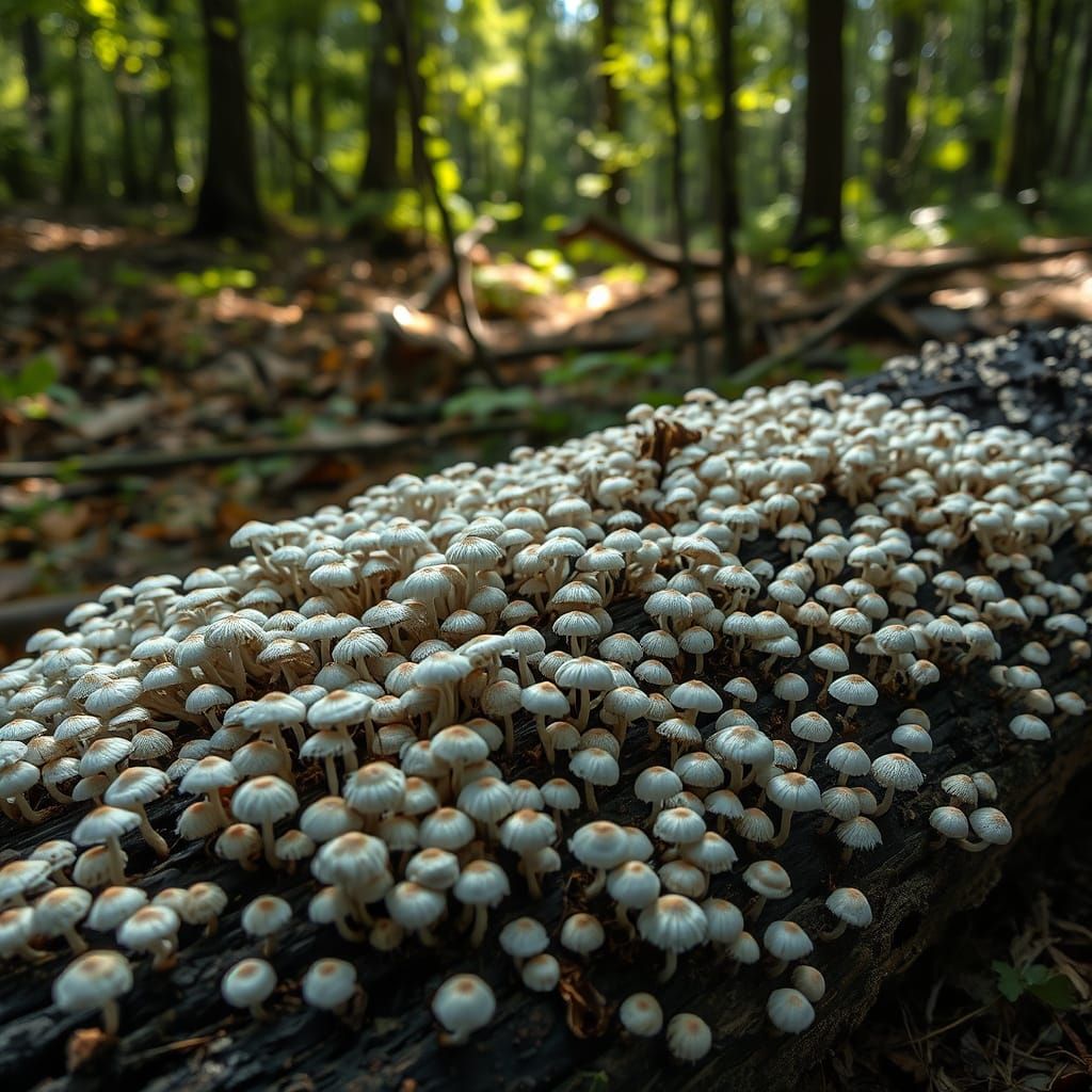 Fungal Forest Floor in Photorealistic Detail