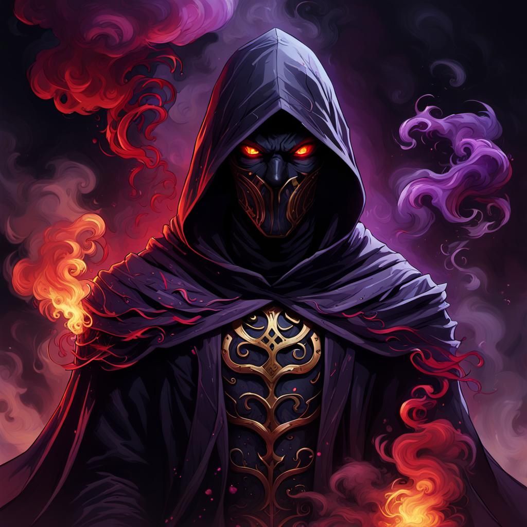 Ominous Phantom Figure in Dark Fantasy Concept Art