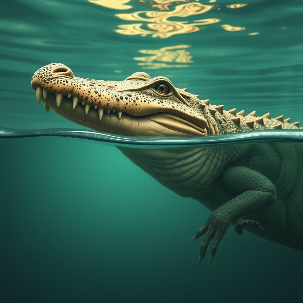 Sweet Seasick Crocodile with Tender Heart