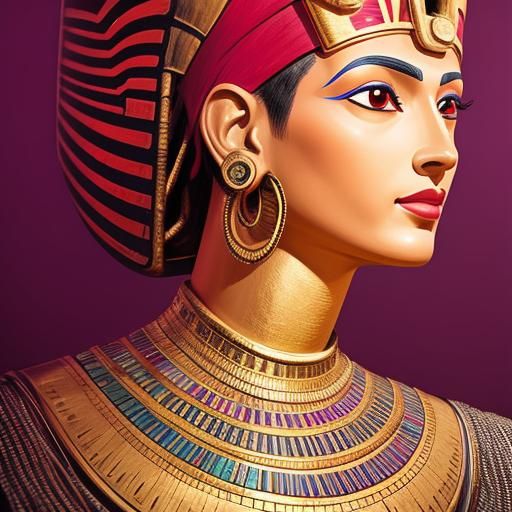 AI Image of Nefertiti Bust