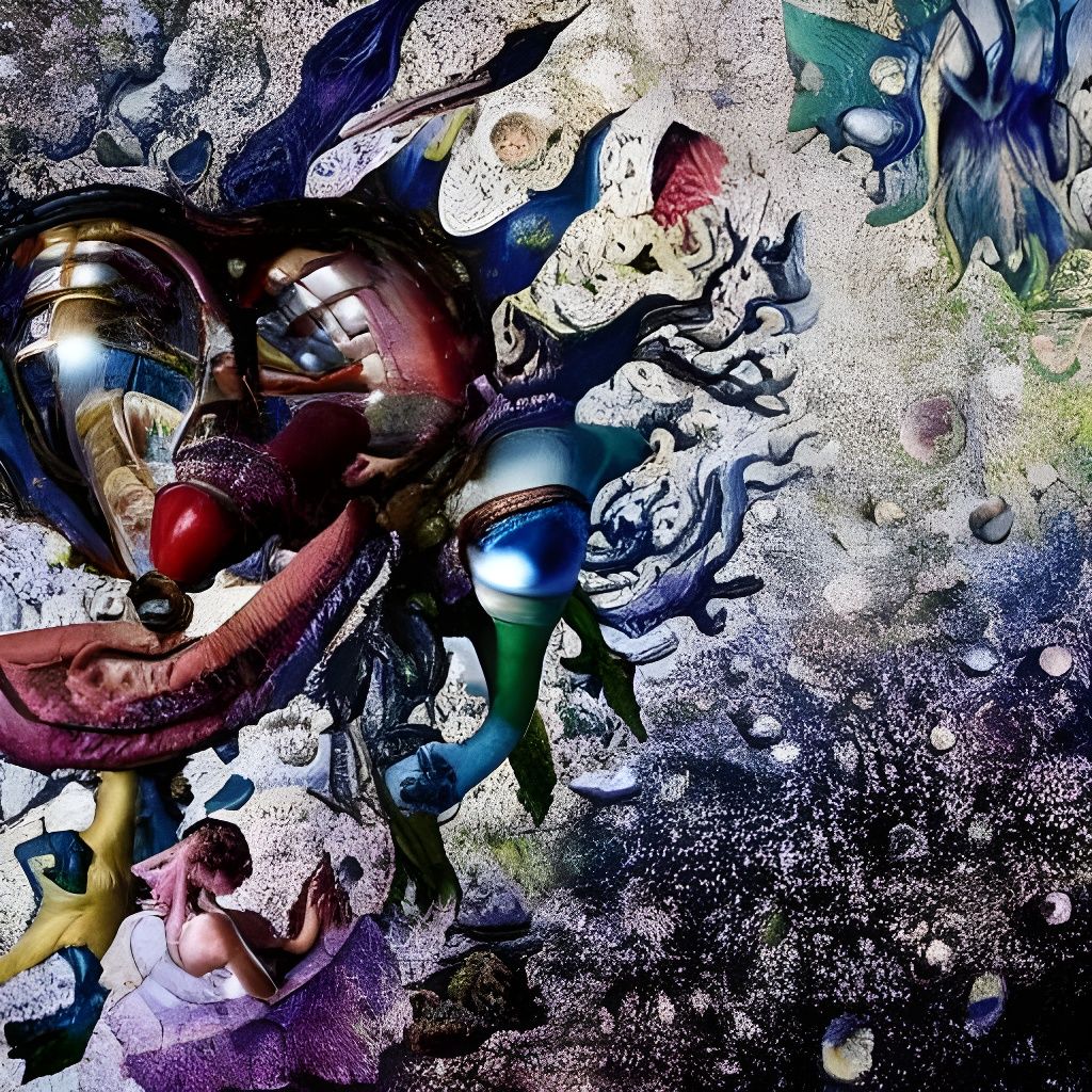 Fractal Dreamscape: A Mandelbulb Junction at Night