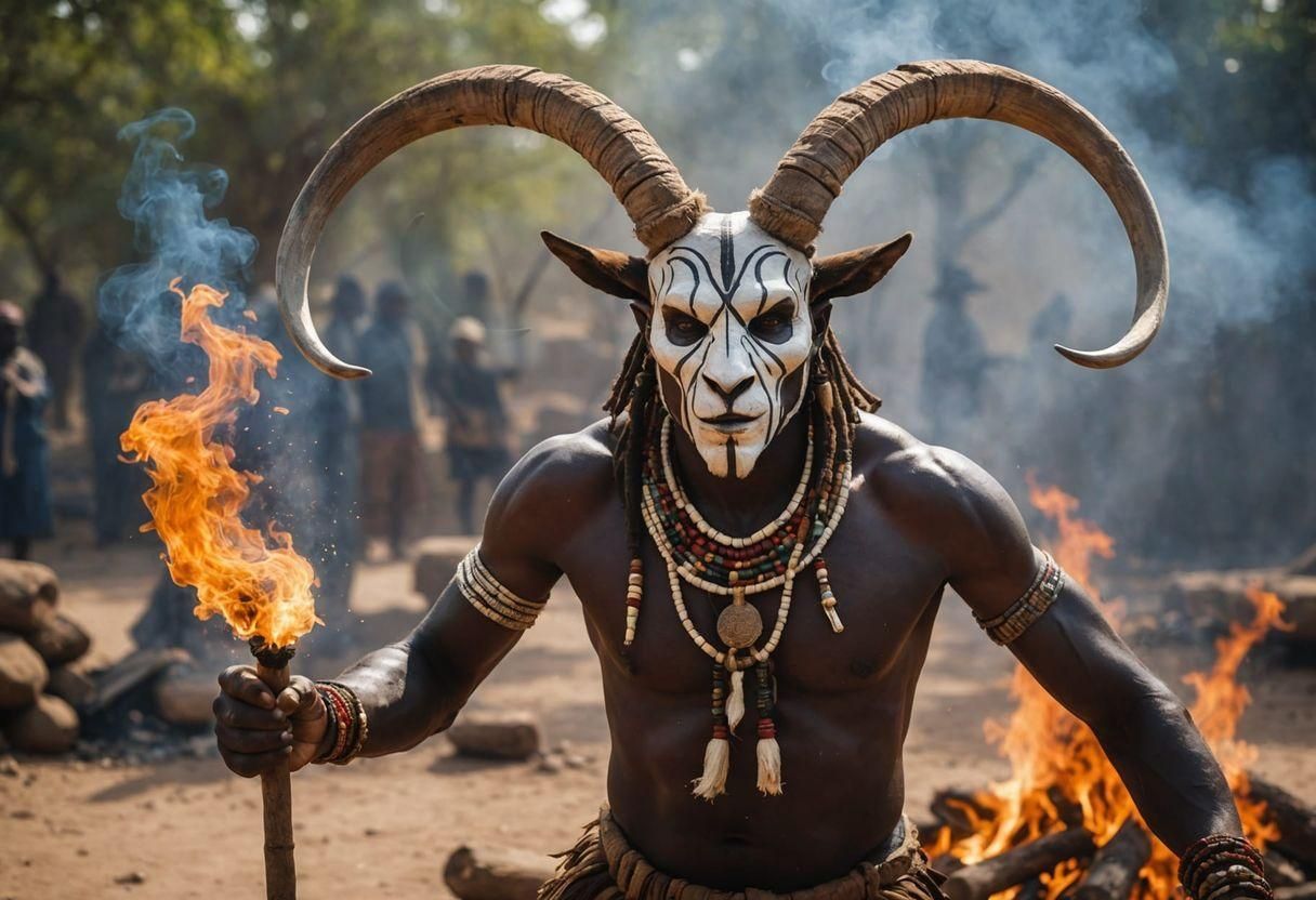 Blurred Figure in Background