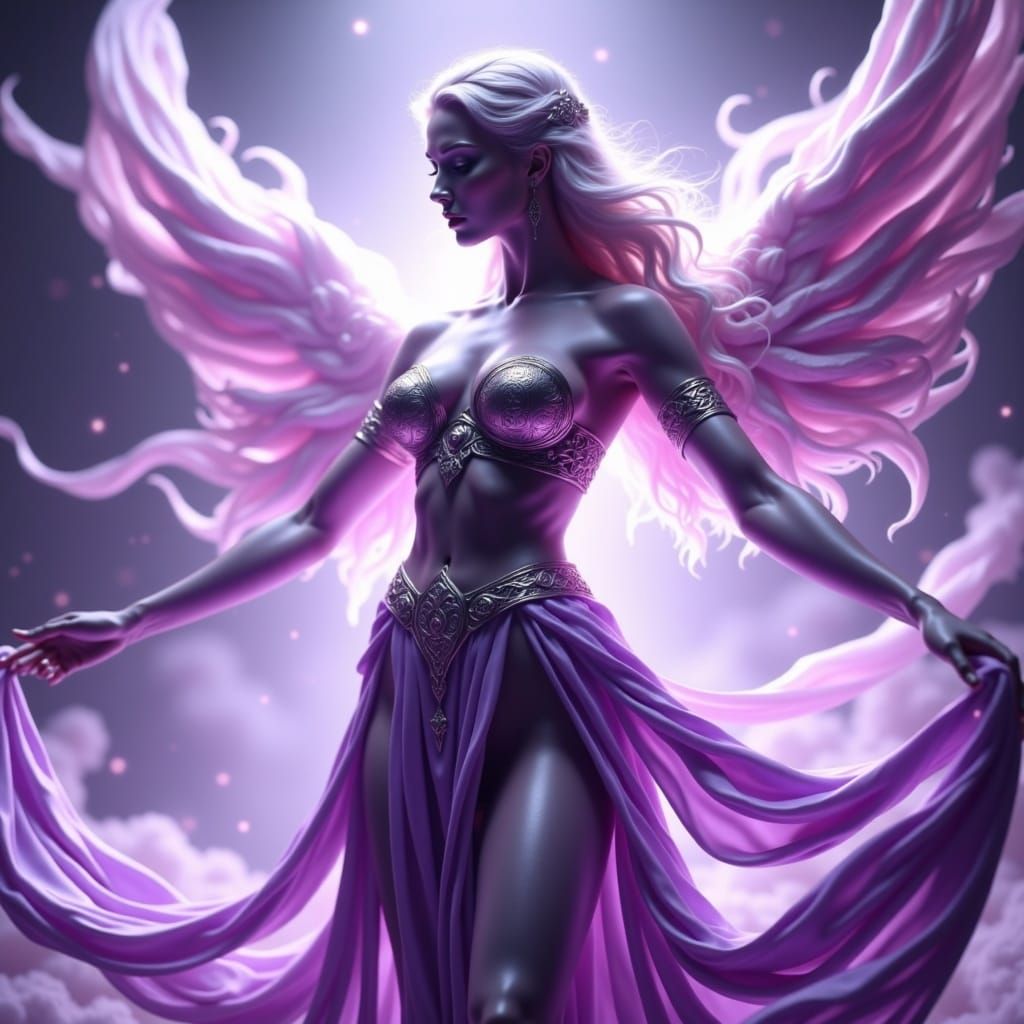 Divine Feminine Statue Symbolizing Strength and Serenity