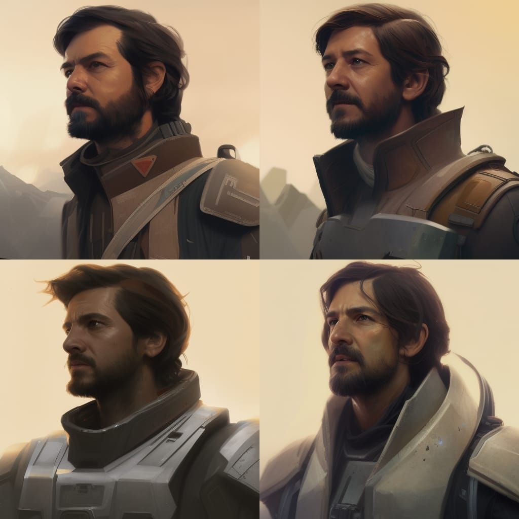 Andor Concept Art Portrait on Machine Planet