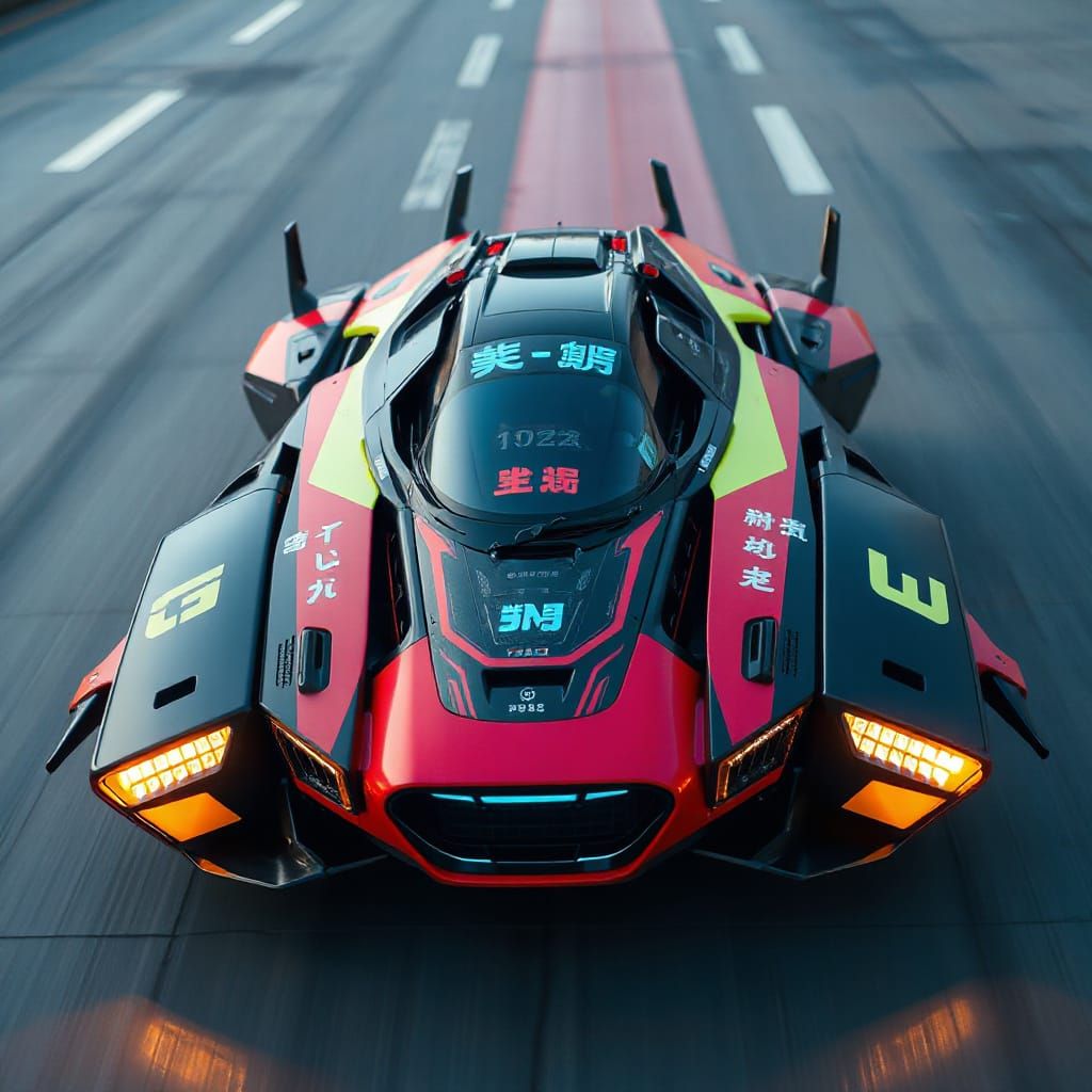 cyber tech sport hover-speeder