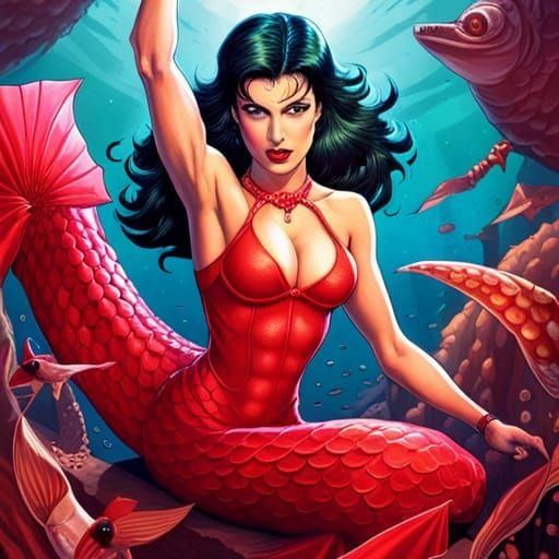 Mermaid Betty in a wet dream by betty.