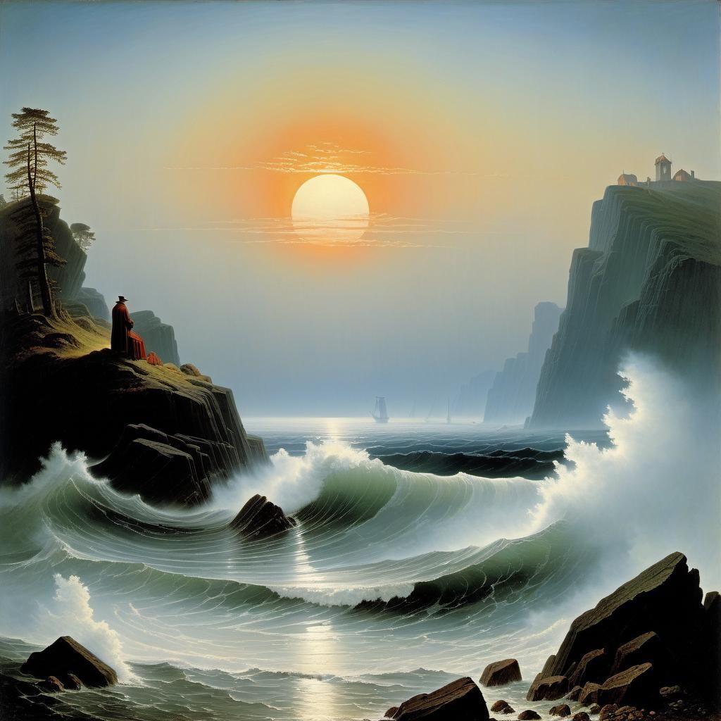 Wanderer Above the Sea of Fog: A Precisionist Painting