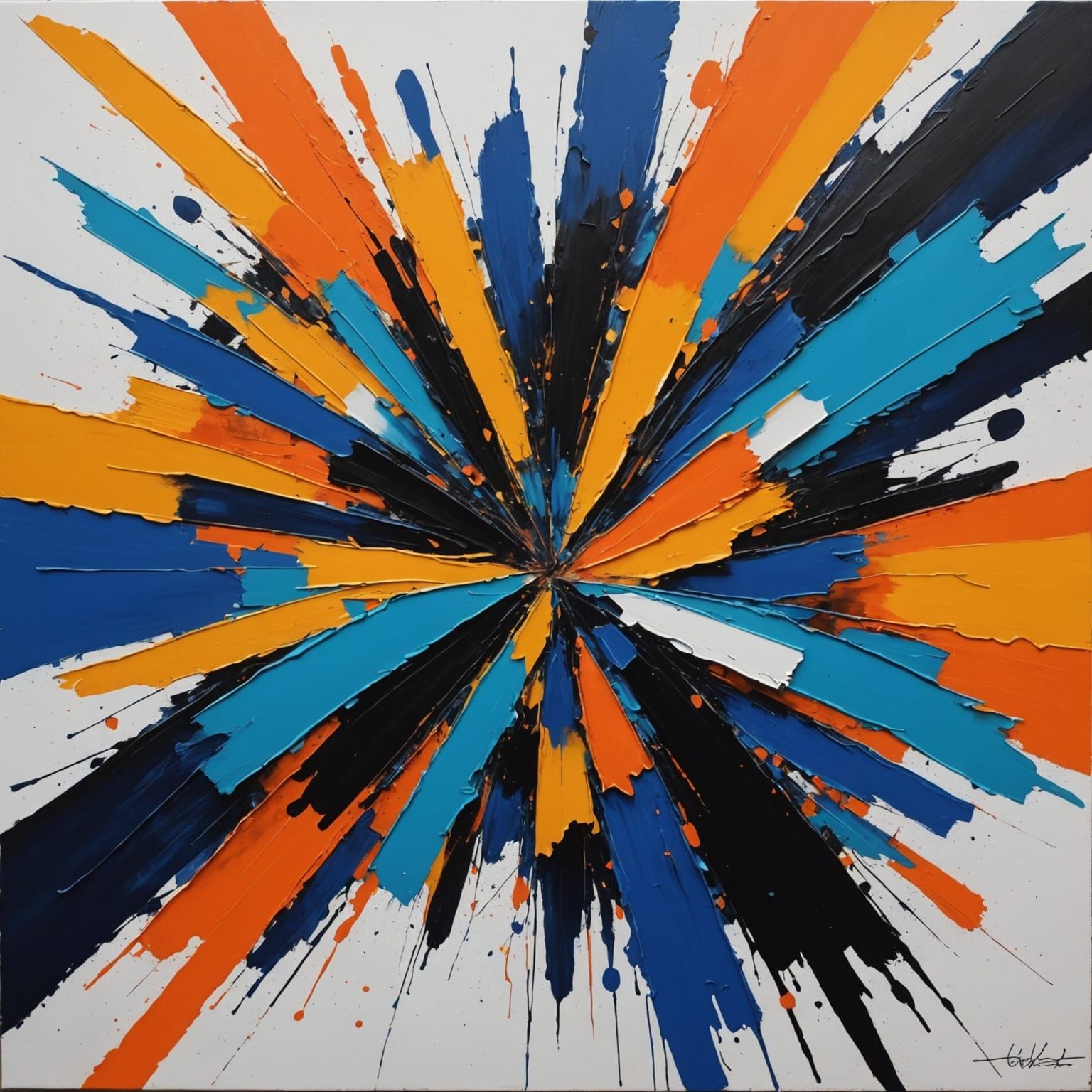 Angry Queen in Abstract Art with Fine Details