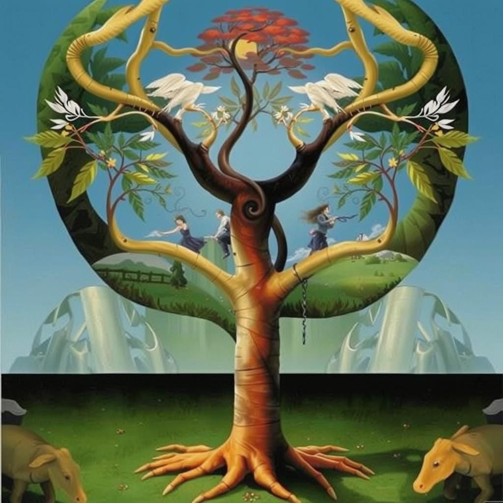 AI Image of the Tree of Love