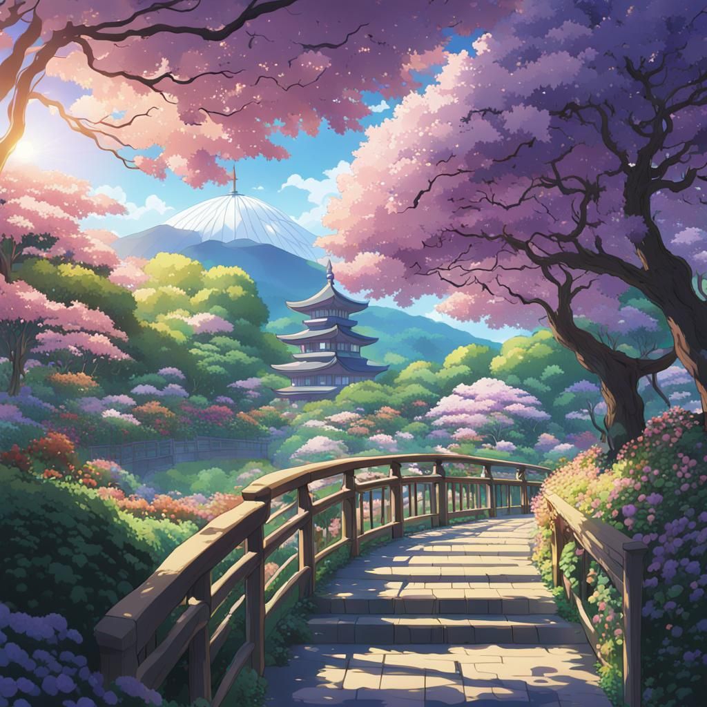 Ashikaga Flower Park: Ghibli-esque Anime Scenery