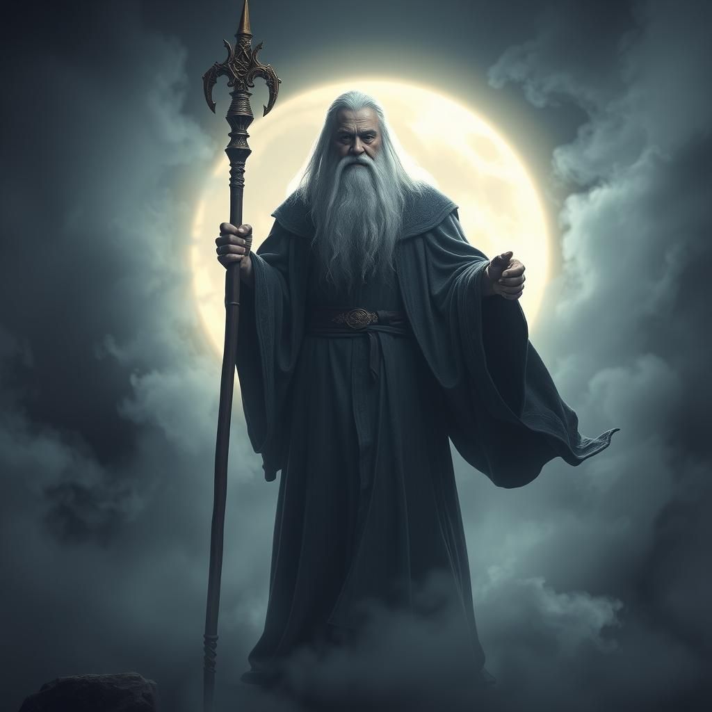 Gandalf the Grey in Mystical Realm