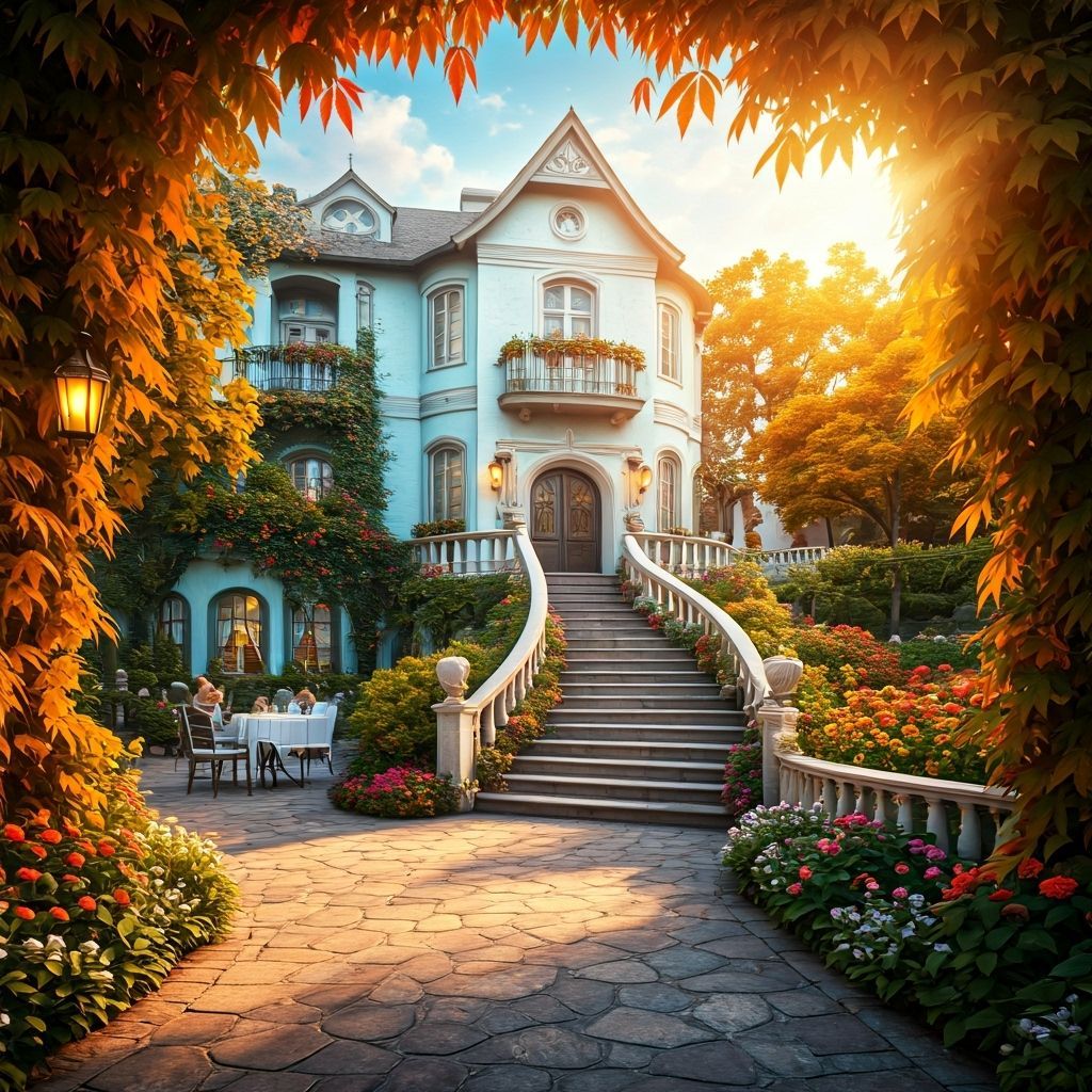 Enchanting Fairytale Cottage in Autumnal Gardens
