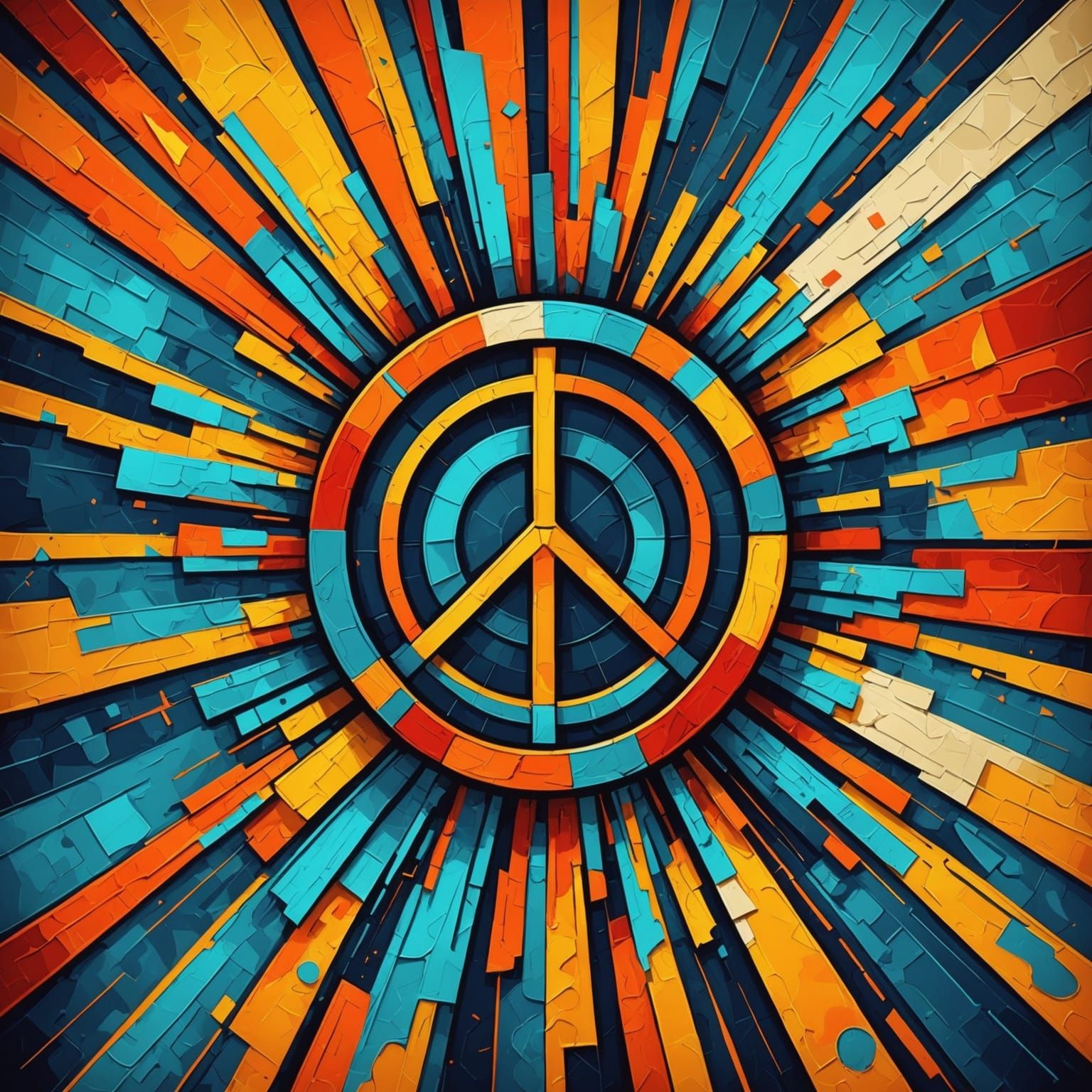 Celestial Harmony in Vibrant Colors