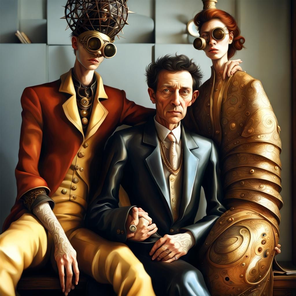 Spaceships Orbiting in Surreal Magical Realism