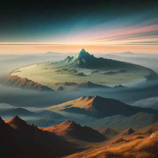 Diverse Planet Urantia, a Breathtaking Sci-Fi Landscape