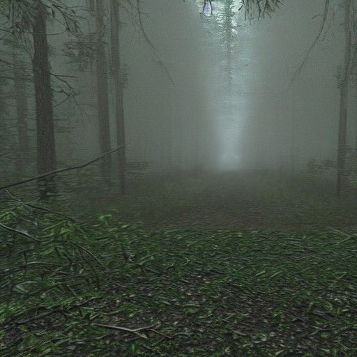 Grainy Night Vision Forest Creature: Found Footage Horror