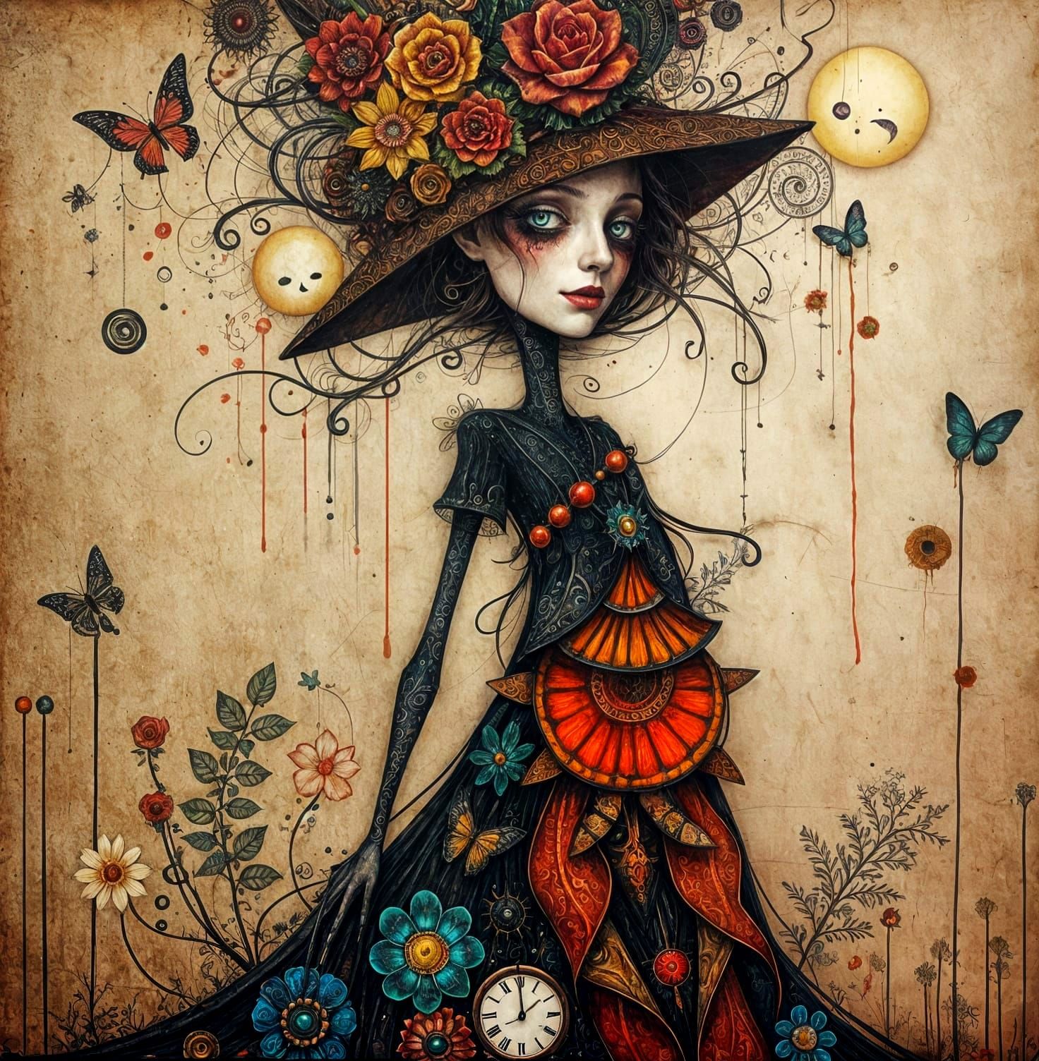 Eldritch Mixed Media Art: An Eclectic Vision