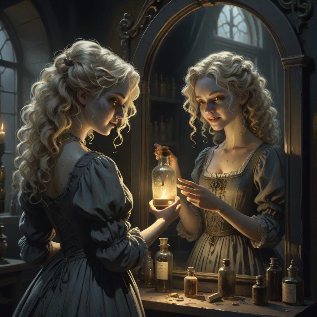 Sickly Girl Transformed into Darling Beauty in Dark Fantasy ...