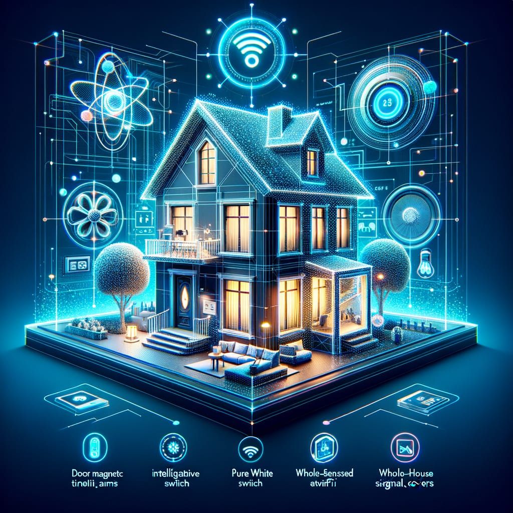 Intelligent Life at the Touch of a Button in a Futuristic Ho...