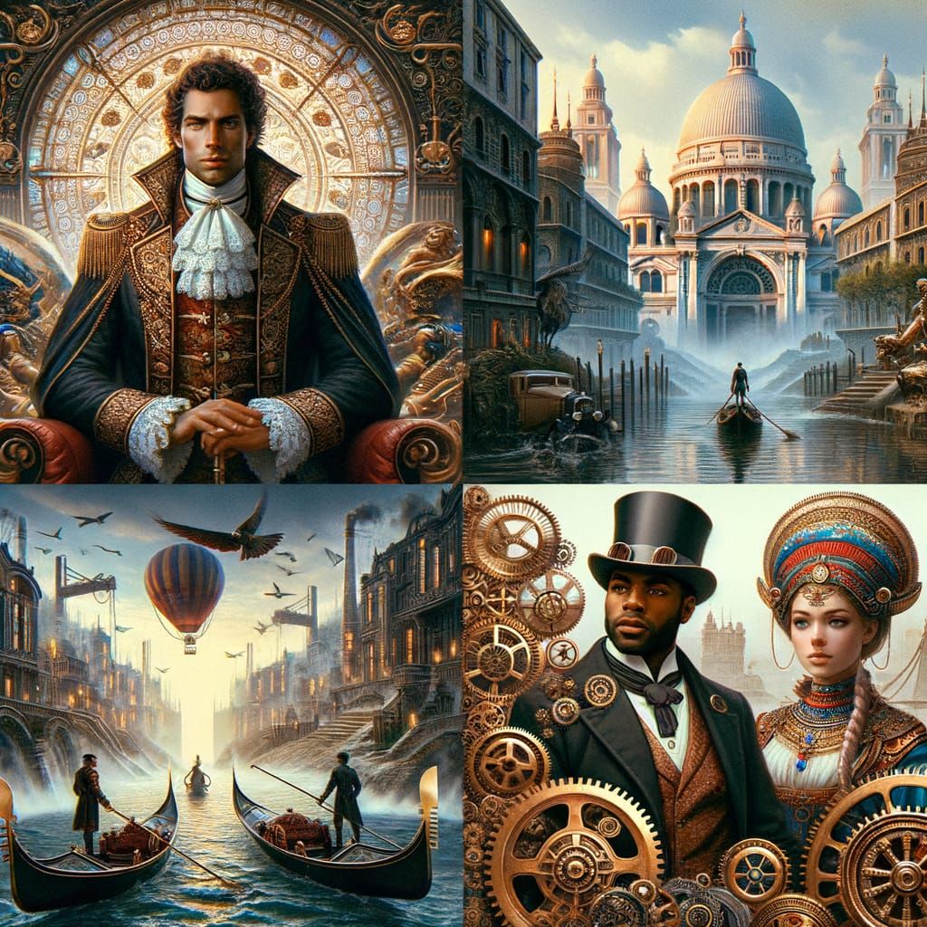 Fantastical Matte Paintings: Venice, Egypt, London