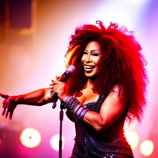 Hyperrealistic Portrait of Young Singer on Soul Train