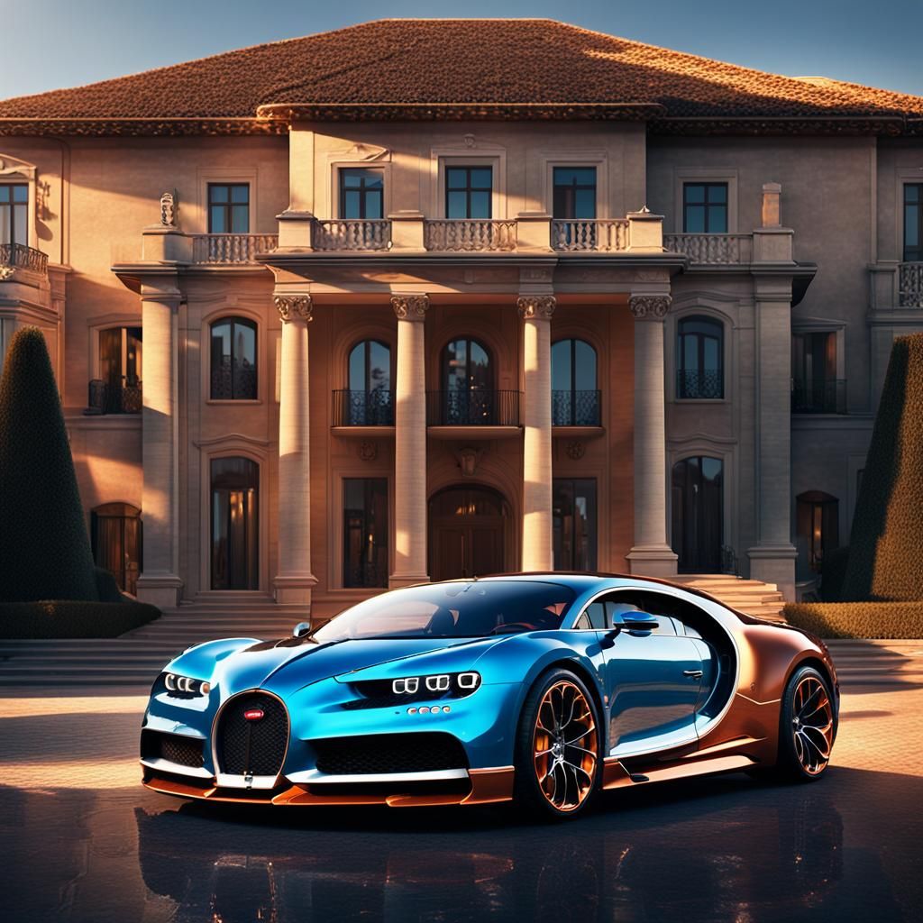 Bugatti Chiron Super Sport Before Grand Mansion