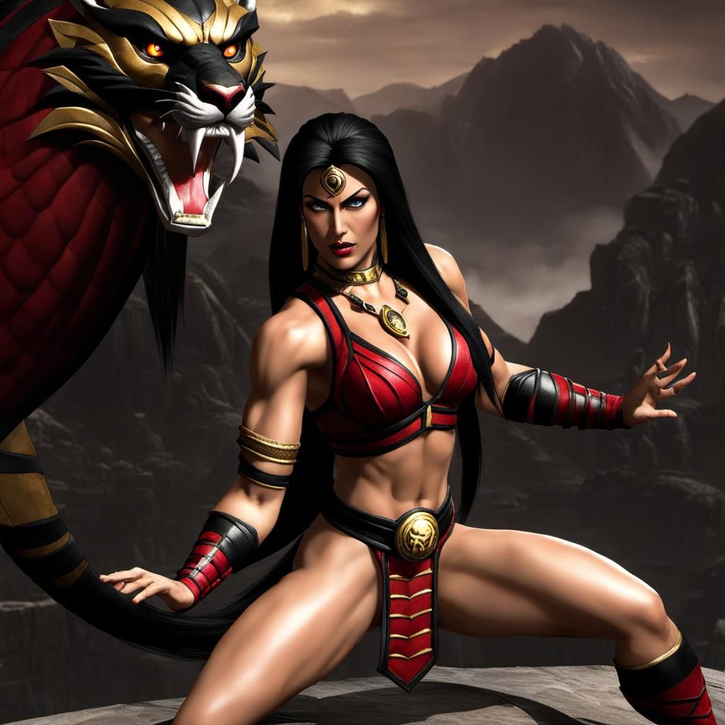 Sheeva Mortal Kombat, pretty sure she's supposed to have 4 arms LOL