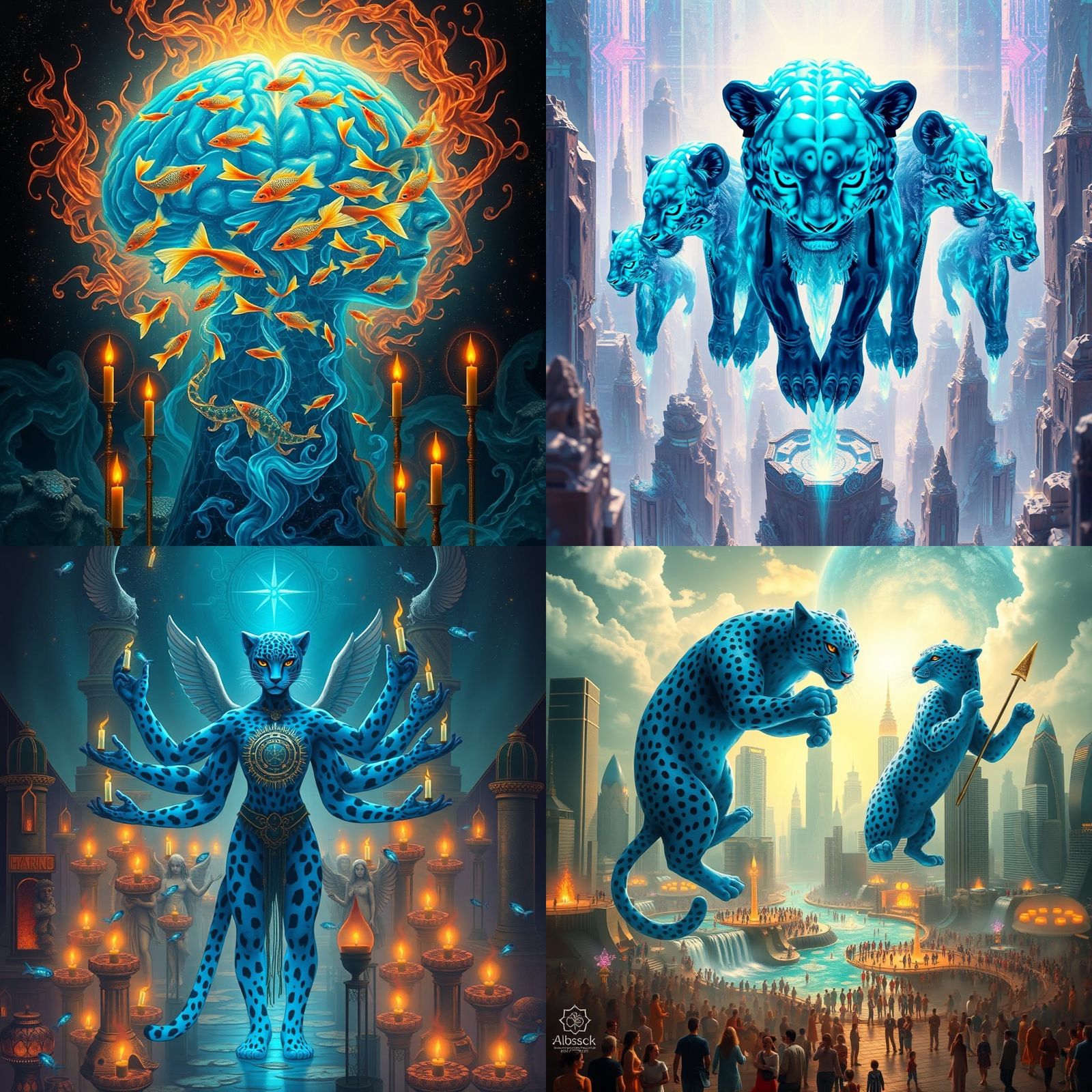 City of Blue Leopard Gods: Celestial Shaman