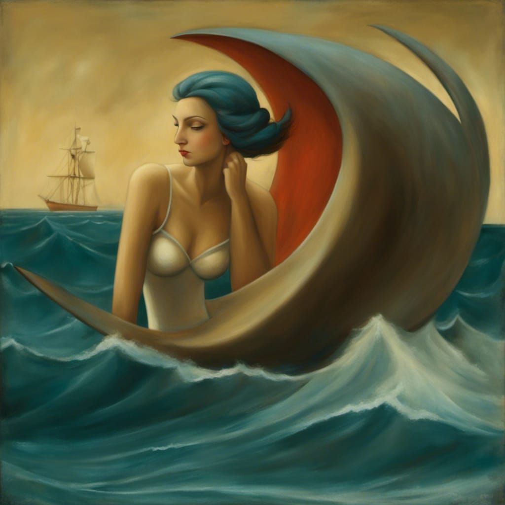Siren of the Sea in Classical Maritime Style
