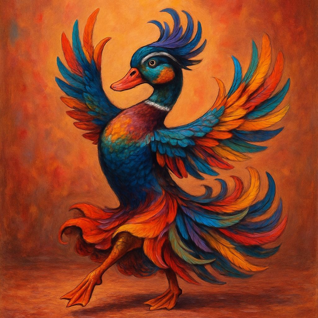 Extravagant Duck Dancing Latin Dance