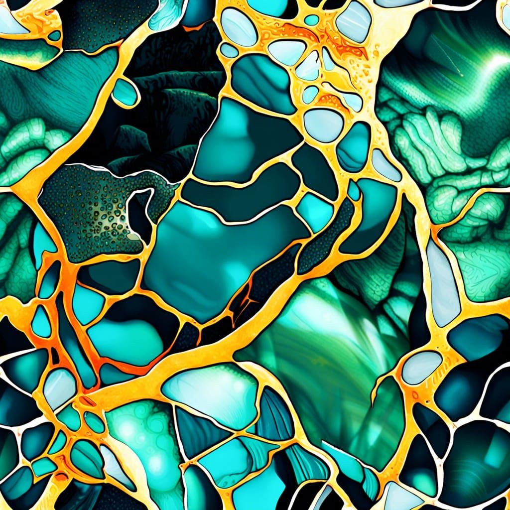 Banksy-Style Fantasy Landscape with Dancing Glass Buildings