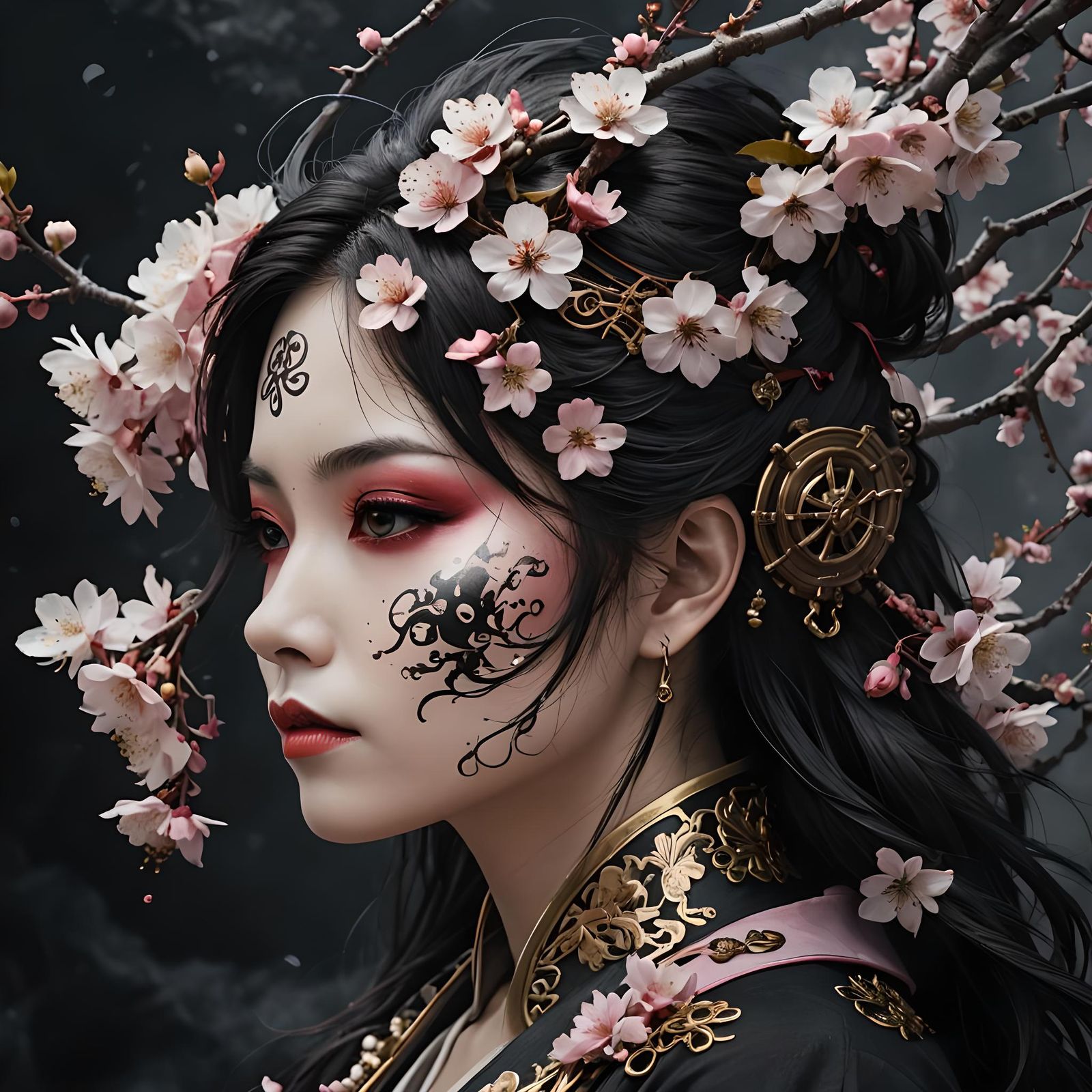 Kabuki Pirate Poster in Japanese Graphic Design