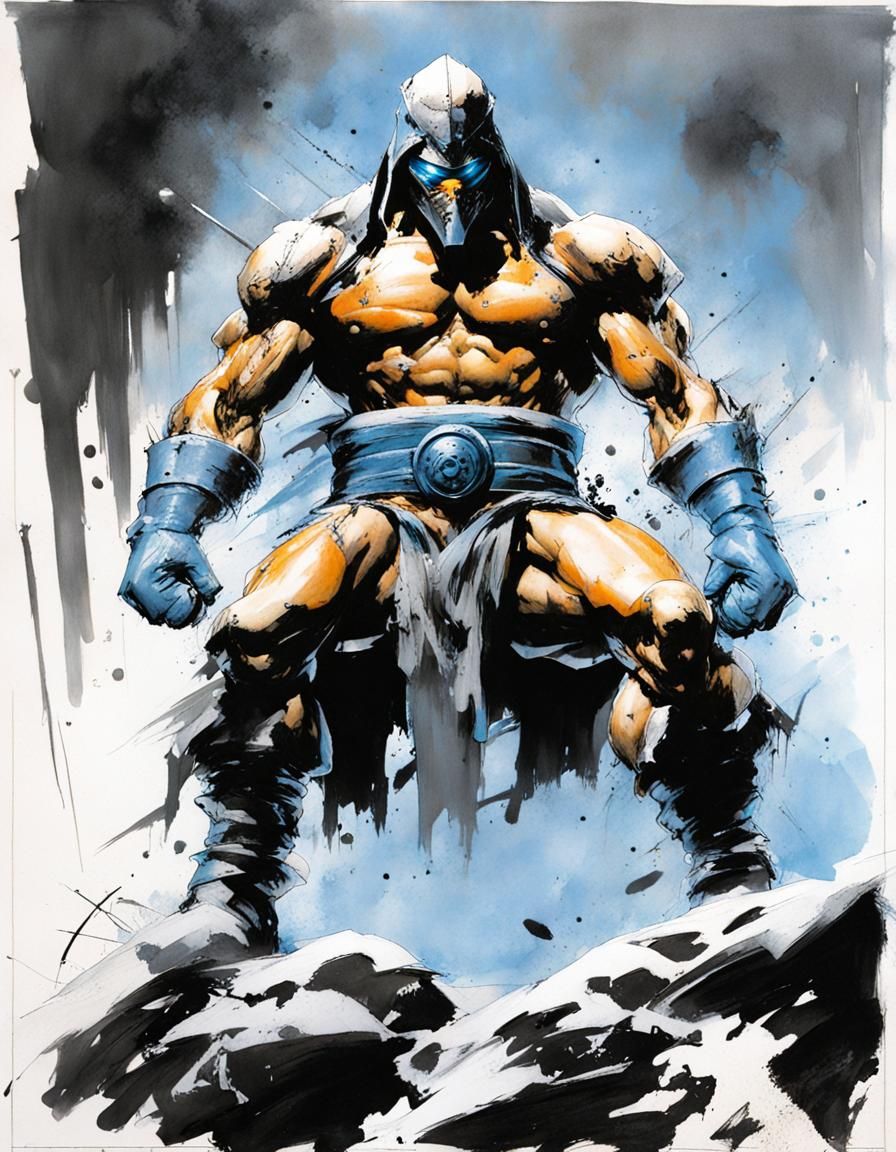 Barbarian Warrior Comic Book Cover Art