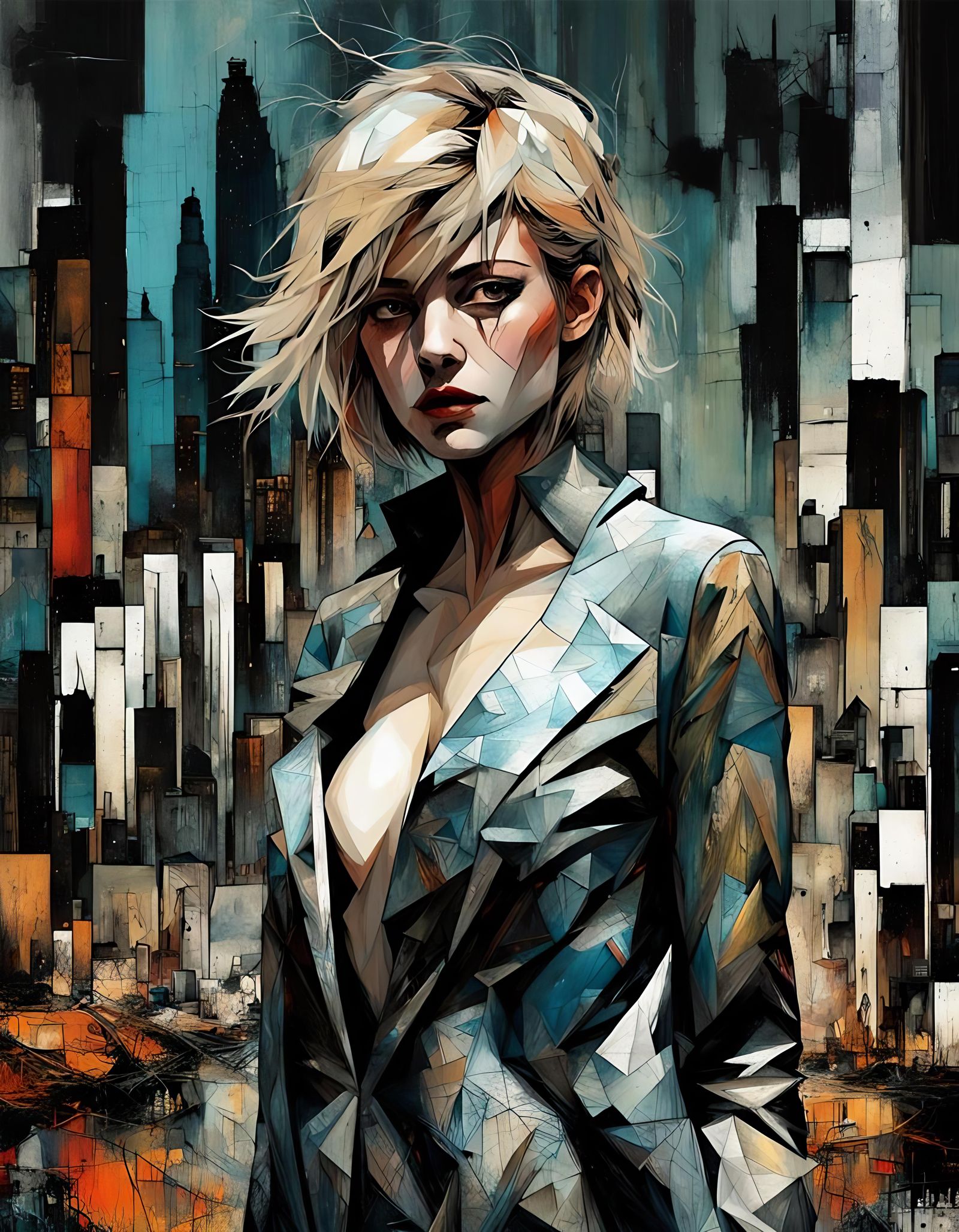 City of Glass - by Paul Auster, mysterious female stranger i...