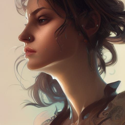 Hyperdetailed Portrait with Dynamic Lighting